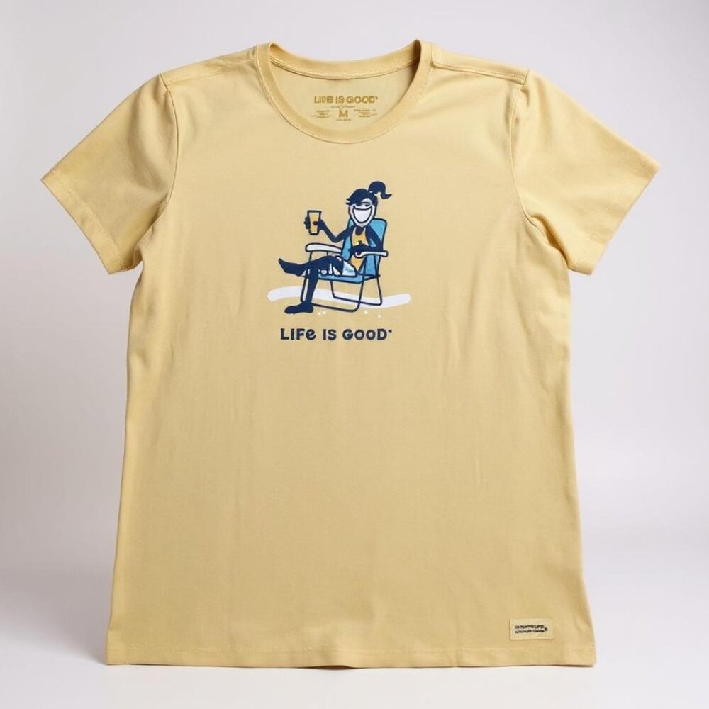 Life is Good W's Vintage Jackie Crusher-LITE Crew Neck Tee